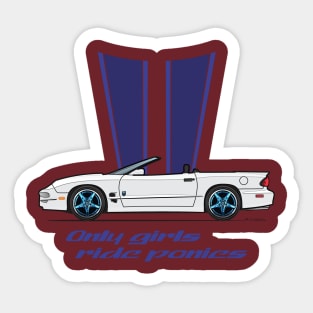 30th convertible Sticker